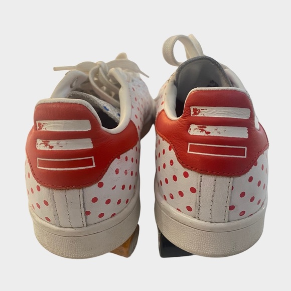 Adidas Stan Smith Leather Polka Dot Sneakers Shoes Pharrell Williams Size 8.5 - Picture 3 of 9